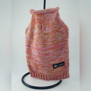 AKC American Kennel Club Premium Quality Marled Pet Sweater - Blue, S